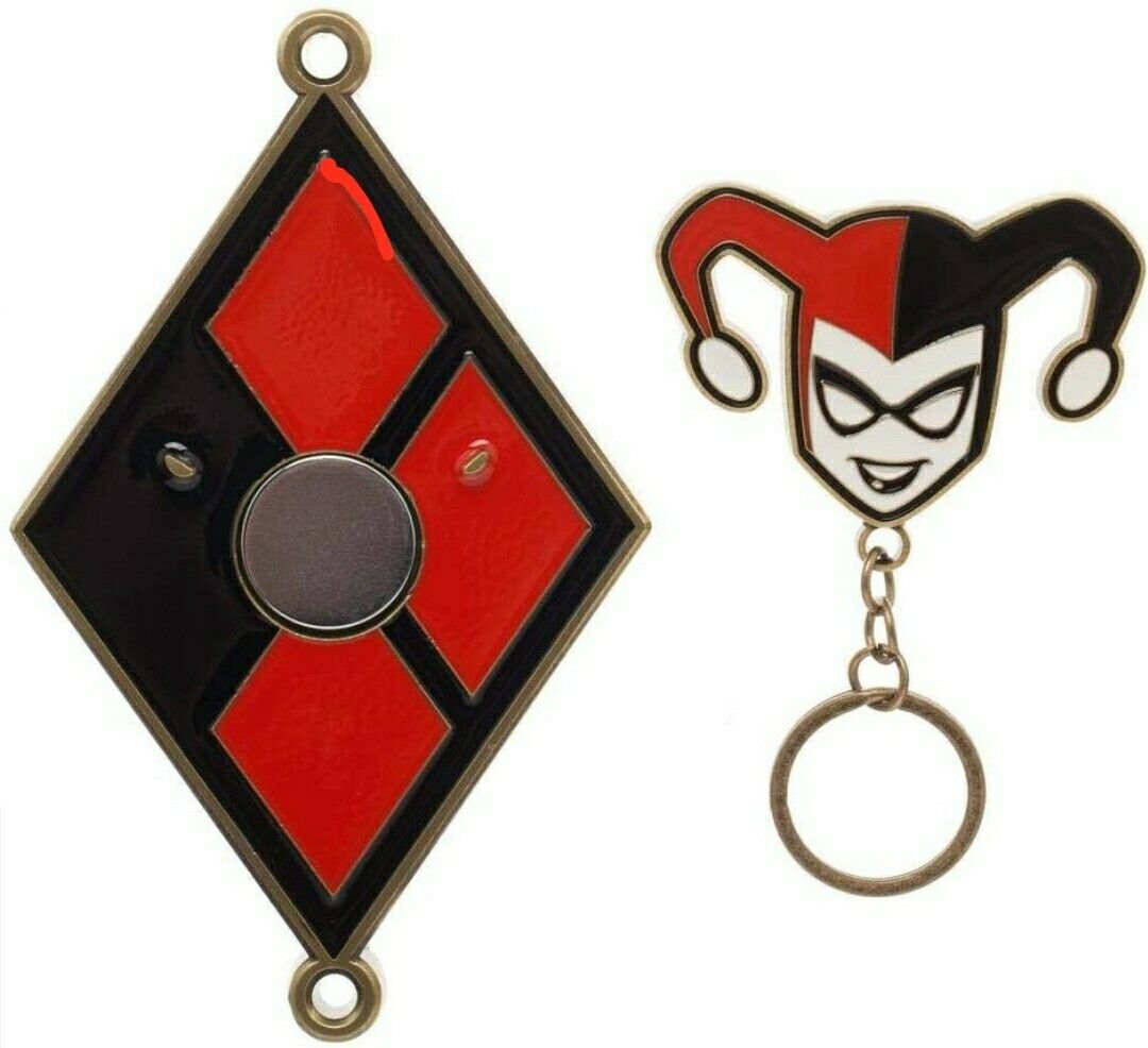 Breloc cu suport magnetic - Harley Quinn | Bioworld - 1 | YEO