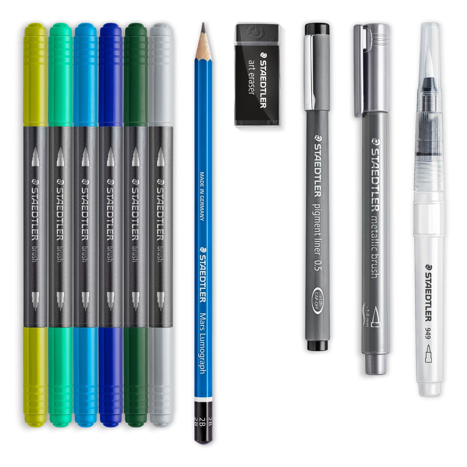 Set 6 carioci si alte instrumente pentru desen | Staedtler