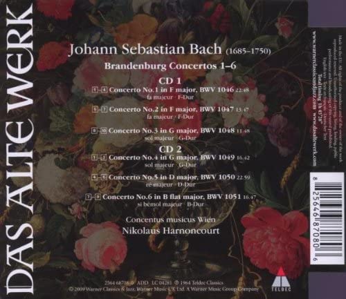 J. S. Bach - Brandenburg Concertos 1-6 | Concentus Musicus Wien