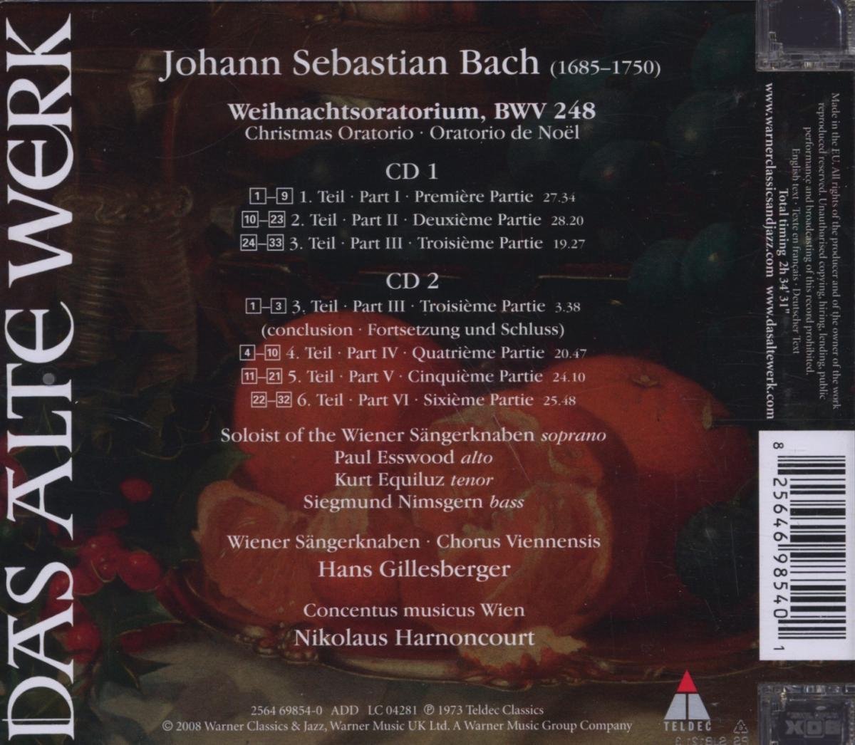 Bach: Weihnachtsoratorium | Johann Sebastian Bach, Nikolaus Harnoncourt