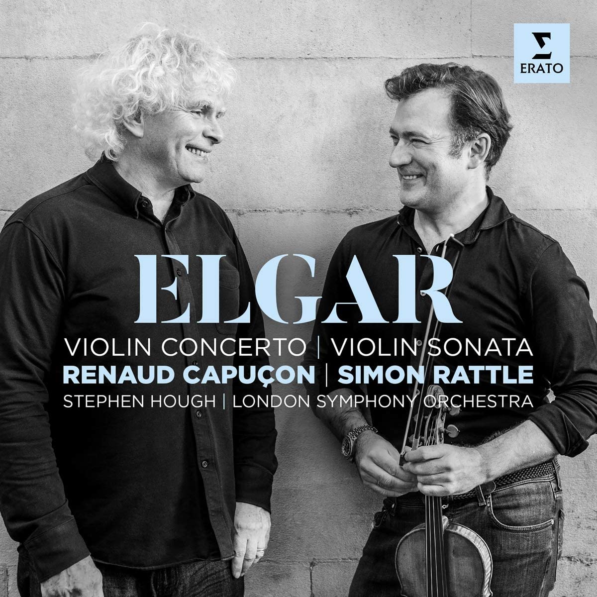 Elgar: Violin Concerto and Violin Sonata | Renaud Capucon, Simon Rattle and poza noua