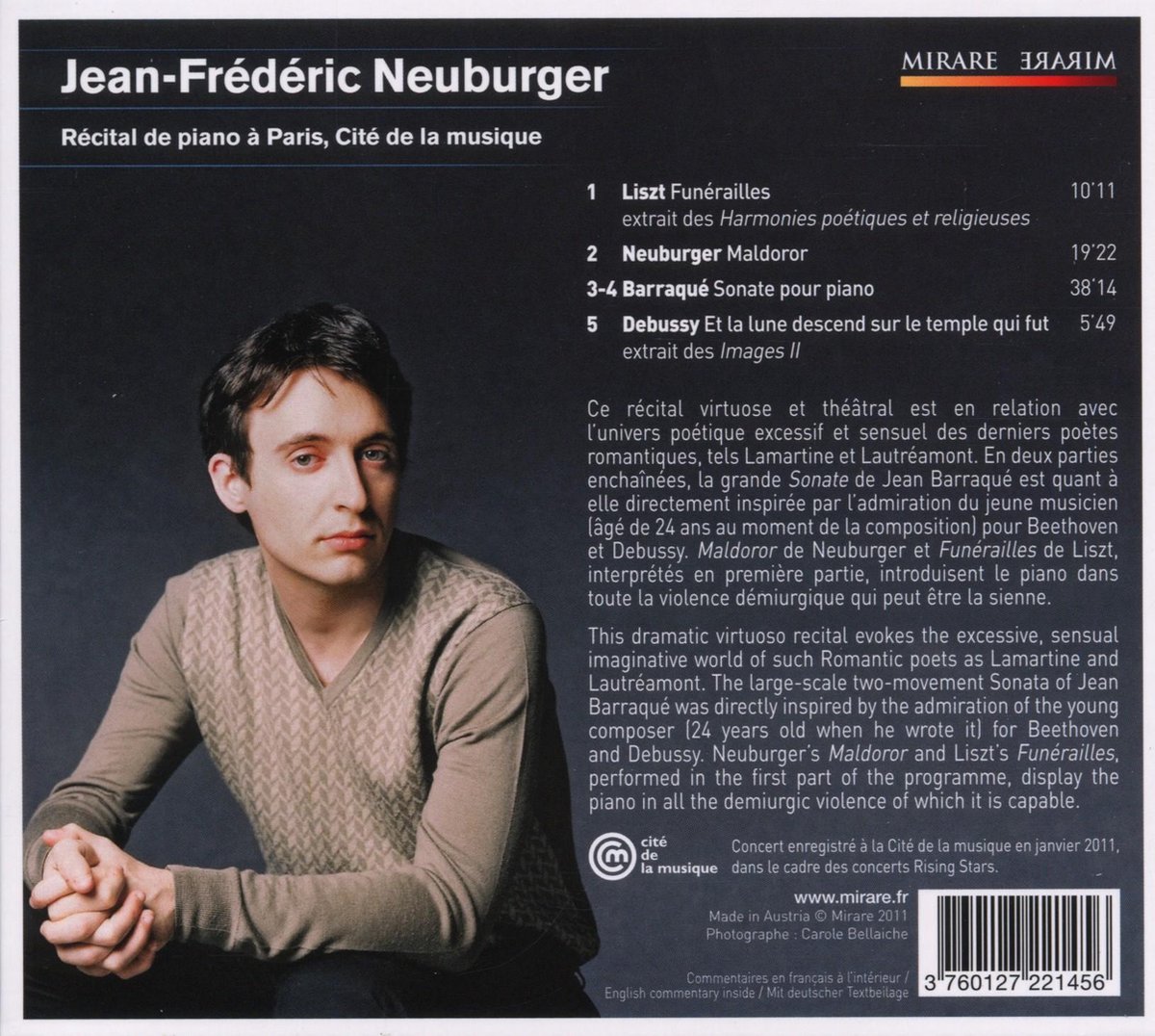 Neuburger: Recital de Piano | Jean-Frederic Neuburger