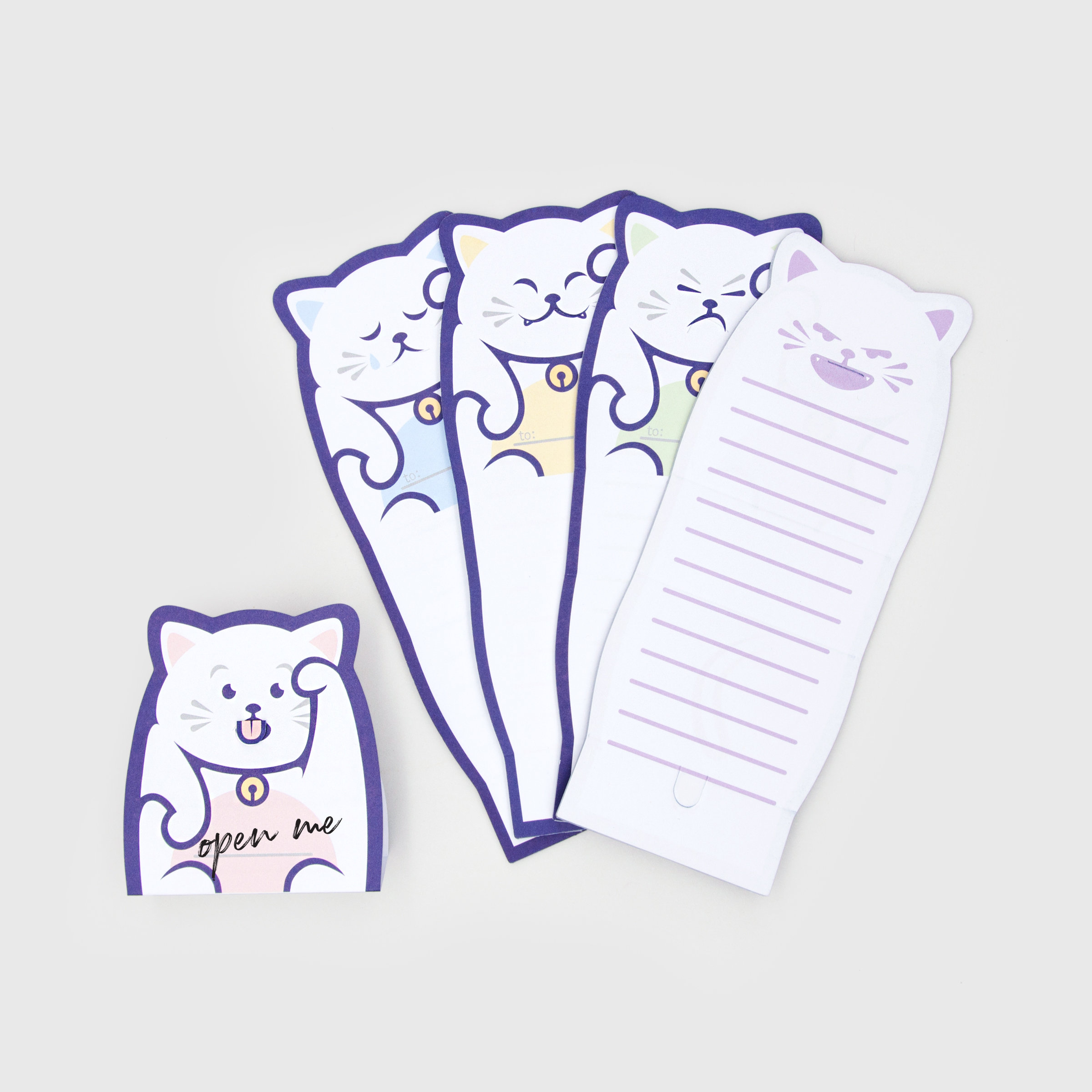 Set notite - Lucky Cat Message Pads | Suck UK