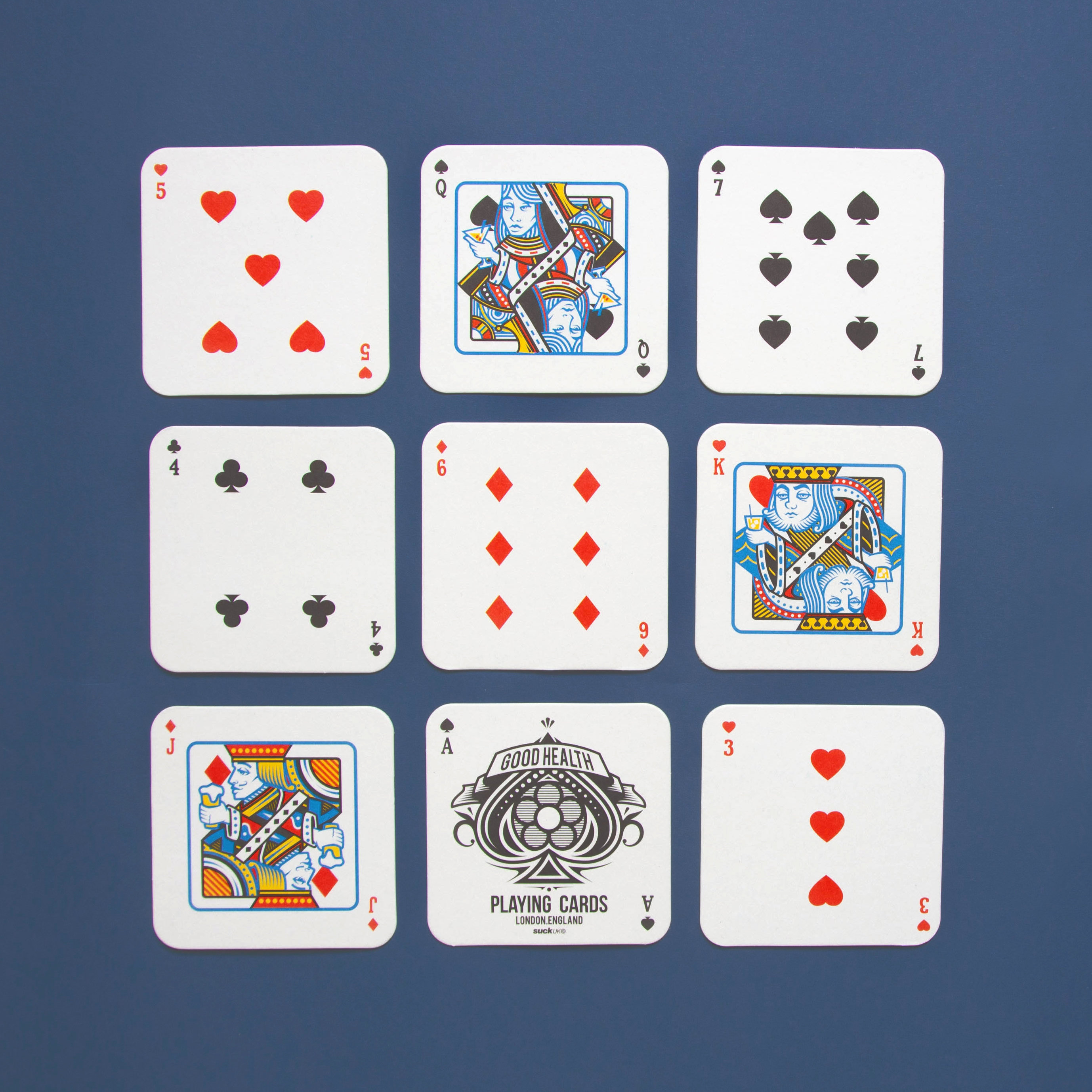 Set suporturi pahare - Playing Card Drink Mats | Suck Uk - 1 | YEO