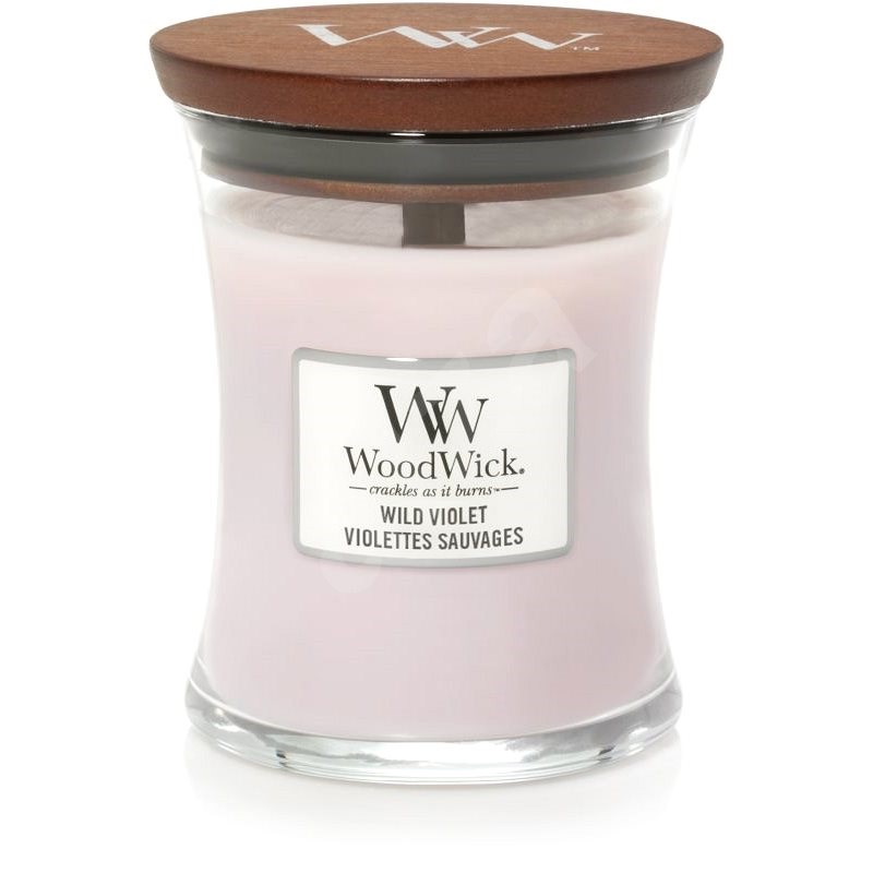 Lumanare parfumata - Medium Jar - Wild Violet | WoodWick - 1 | YEO