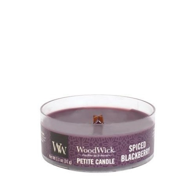 Lumanare parfumata - Petite - Spiced Blackberry | WoodWick