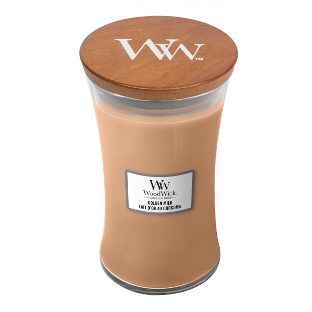 Lumanare parfumata - Large Jar - Golden Milk | WoodWick - 1 | YEO