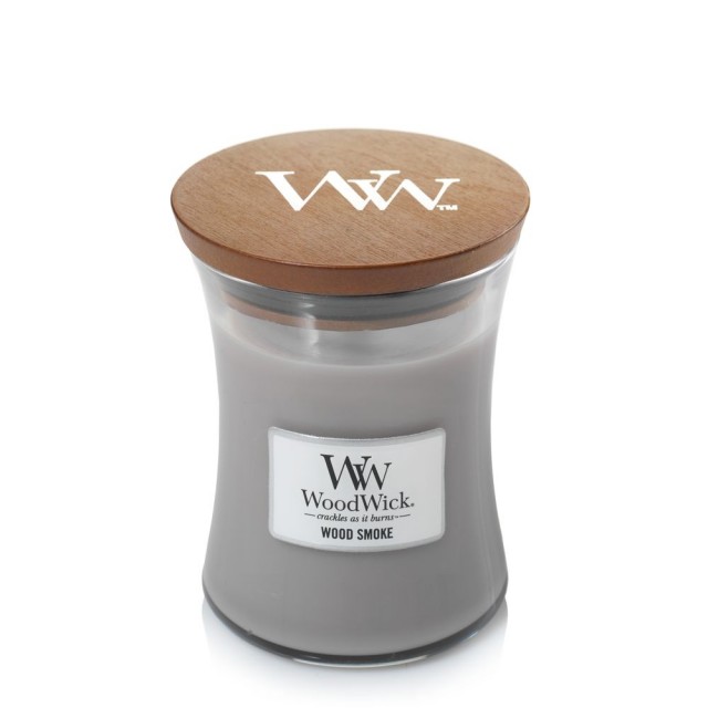 Lumanare parfumata - Medium Jar - Wood Smoke | WoodWick - 1 | YEO