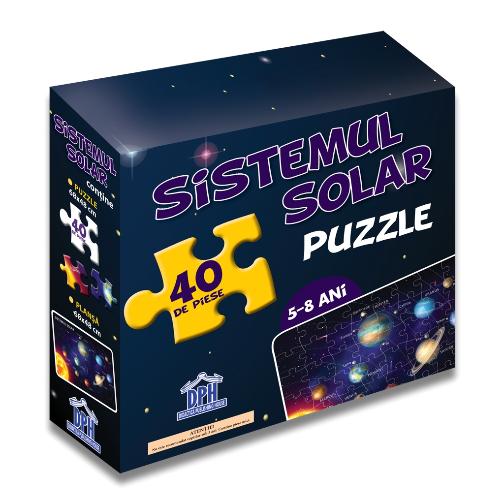 Puzzle educativ - Sistemul Solar | Didactica Publishing House - 2