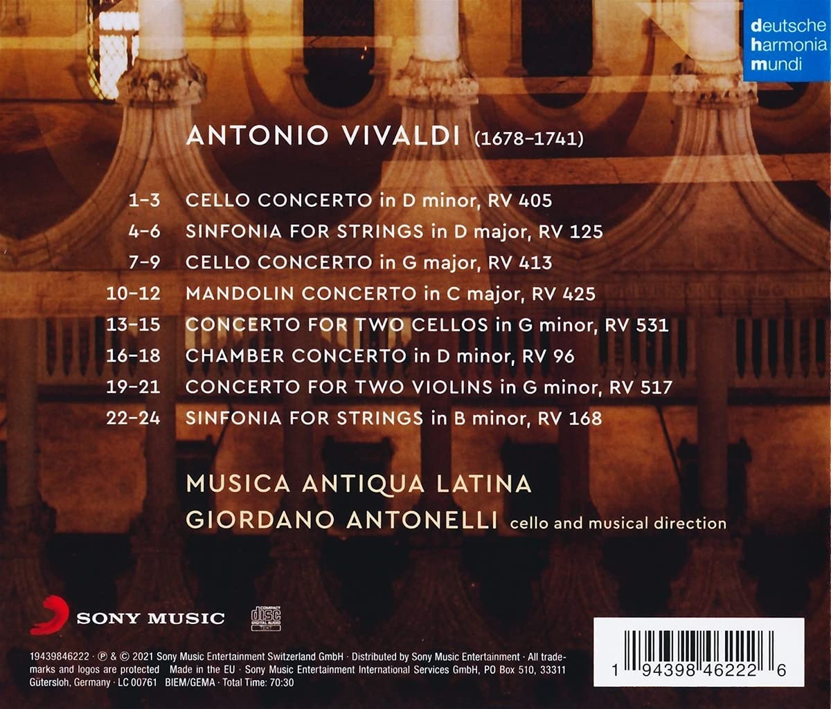 Musica Antiqua Latina - Vivaldi Concertos | Musica Antiqua Latina, Giordano Antonelli