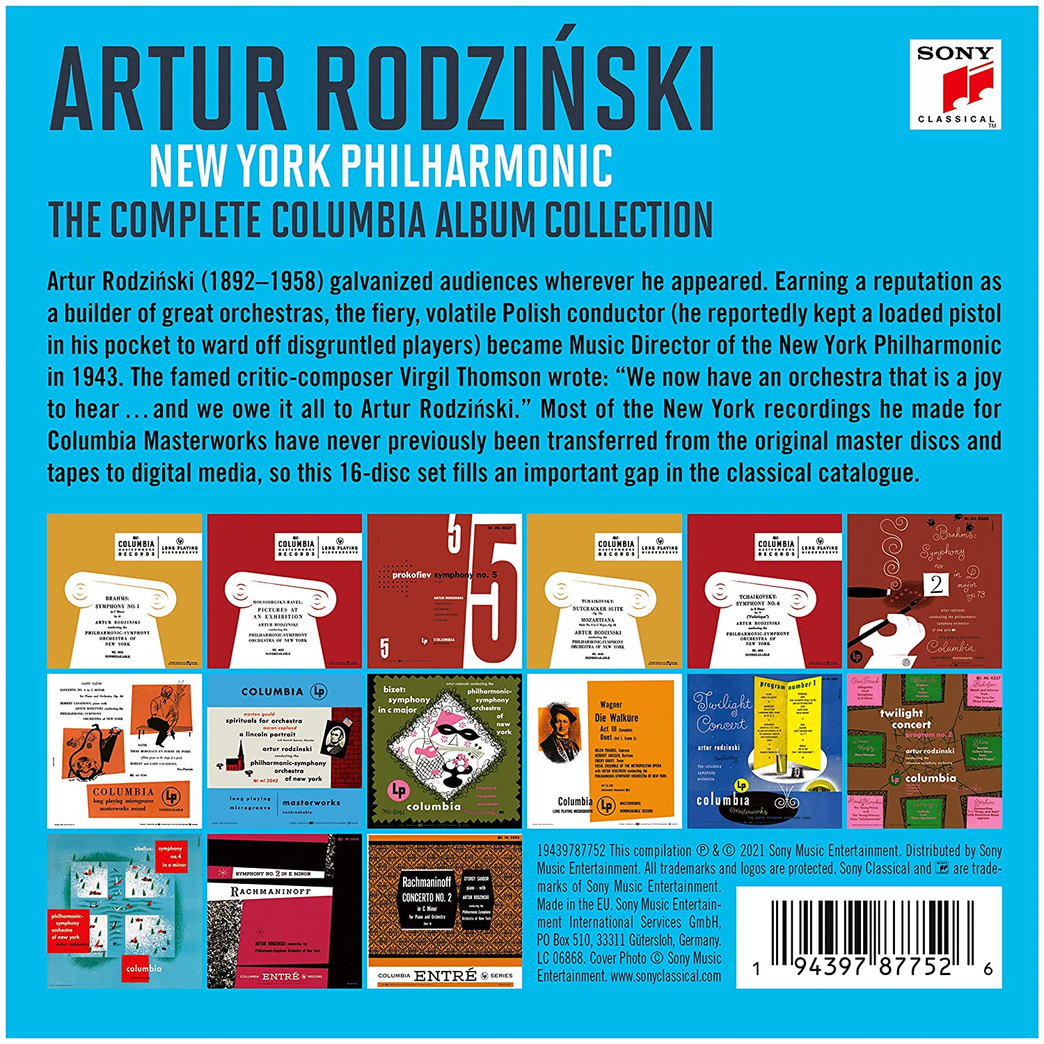 Artur Rodzinski - New York Philharmonic: The Complete Columbia Album Collection (Box Set) | Artur Rodzinski, New York Philharmonic Orchestra - 1 | YEO