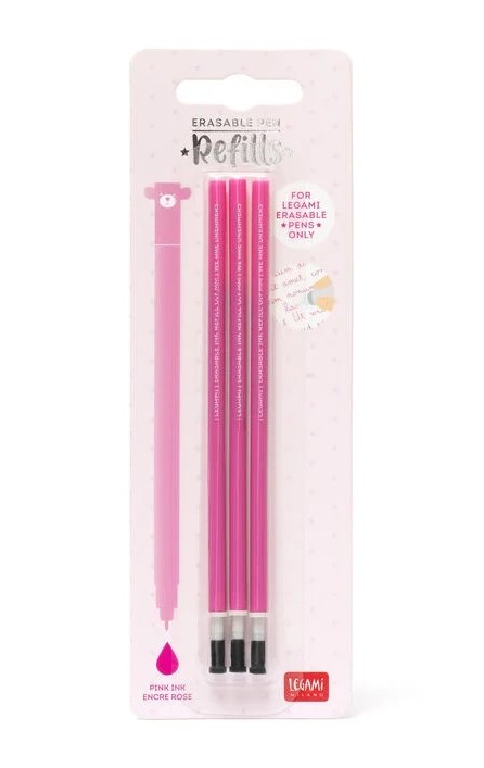 Set 3 rezerve pix - Erasable Pen - Pink | Legami - 1 | YEO