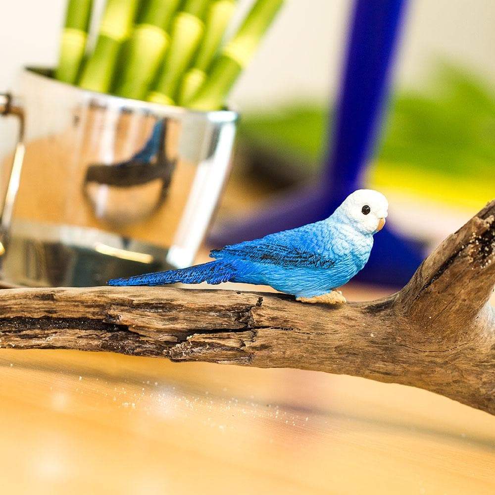 Figurina - Wildlife Animal - Blue Budgie | Safari - 2 | YEO