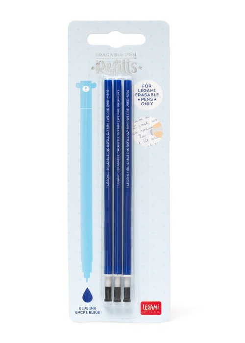 Set 3 rezerve pix - Erasable Pen - Blue | Legami - 1 | YEO