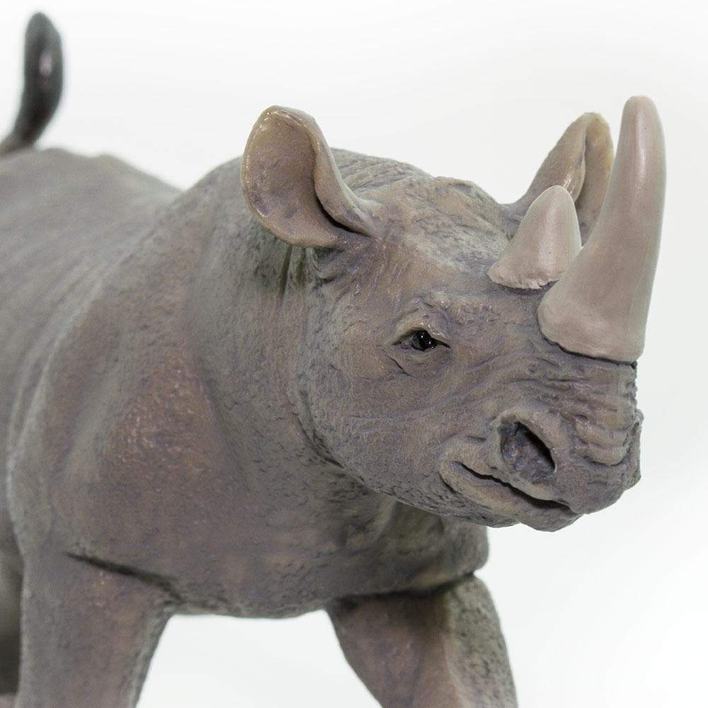 Figurina - Wildlife Animal - Black Rhino | Safari - 1 | YEO