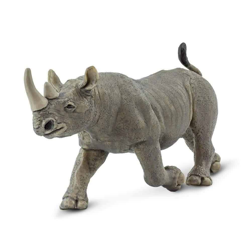 Figurina - Wildlife Animal - Black Rhino | Safari - 3 | YEO