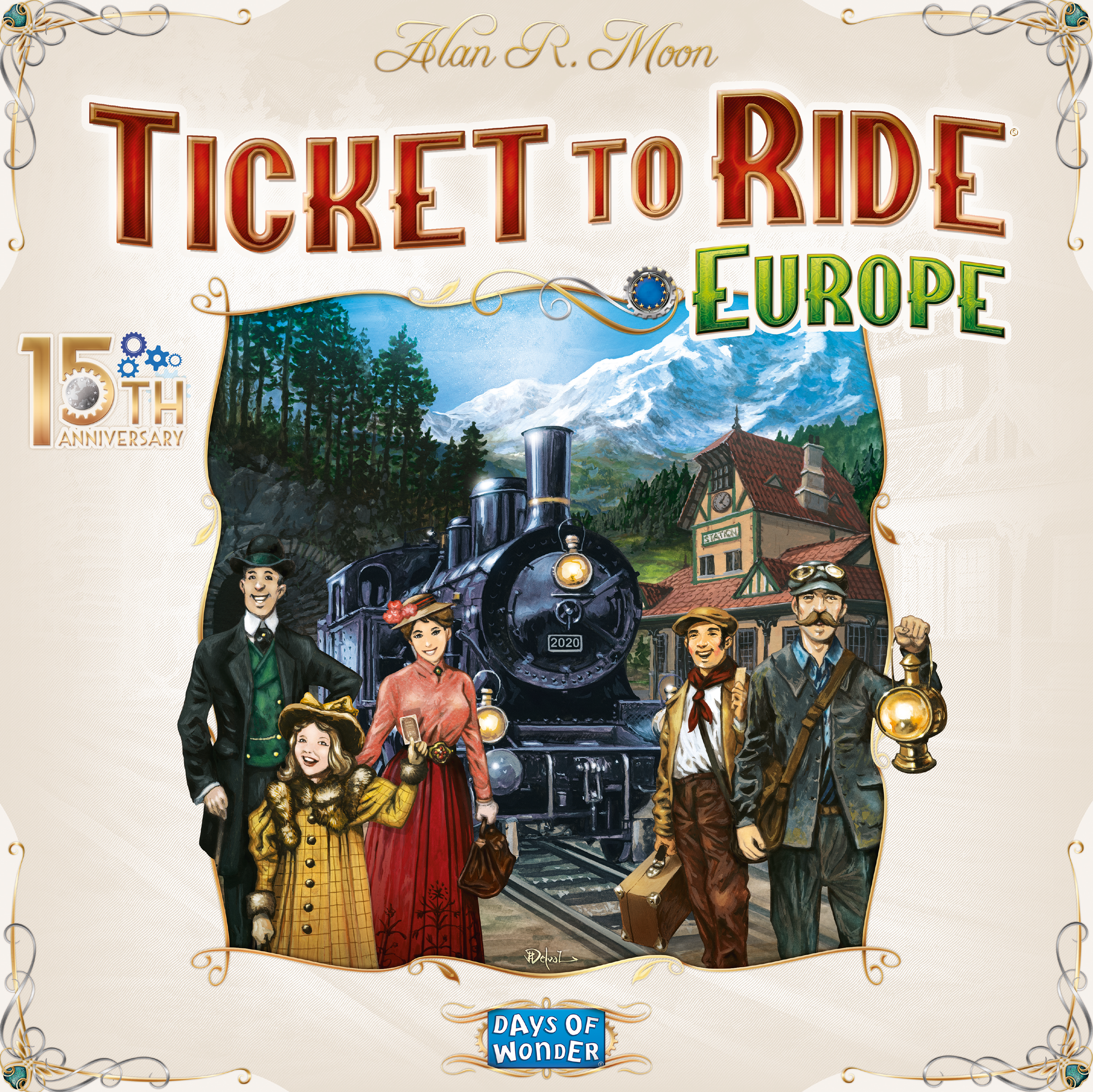 Ticket to Ride Europe (15th Anniversary) | Days of Wonder