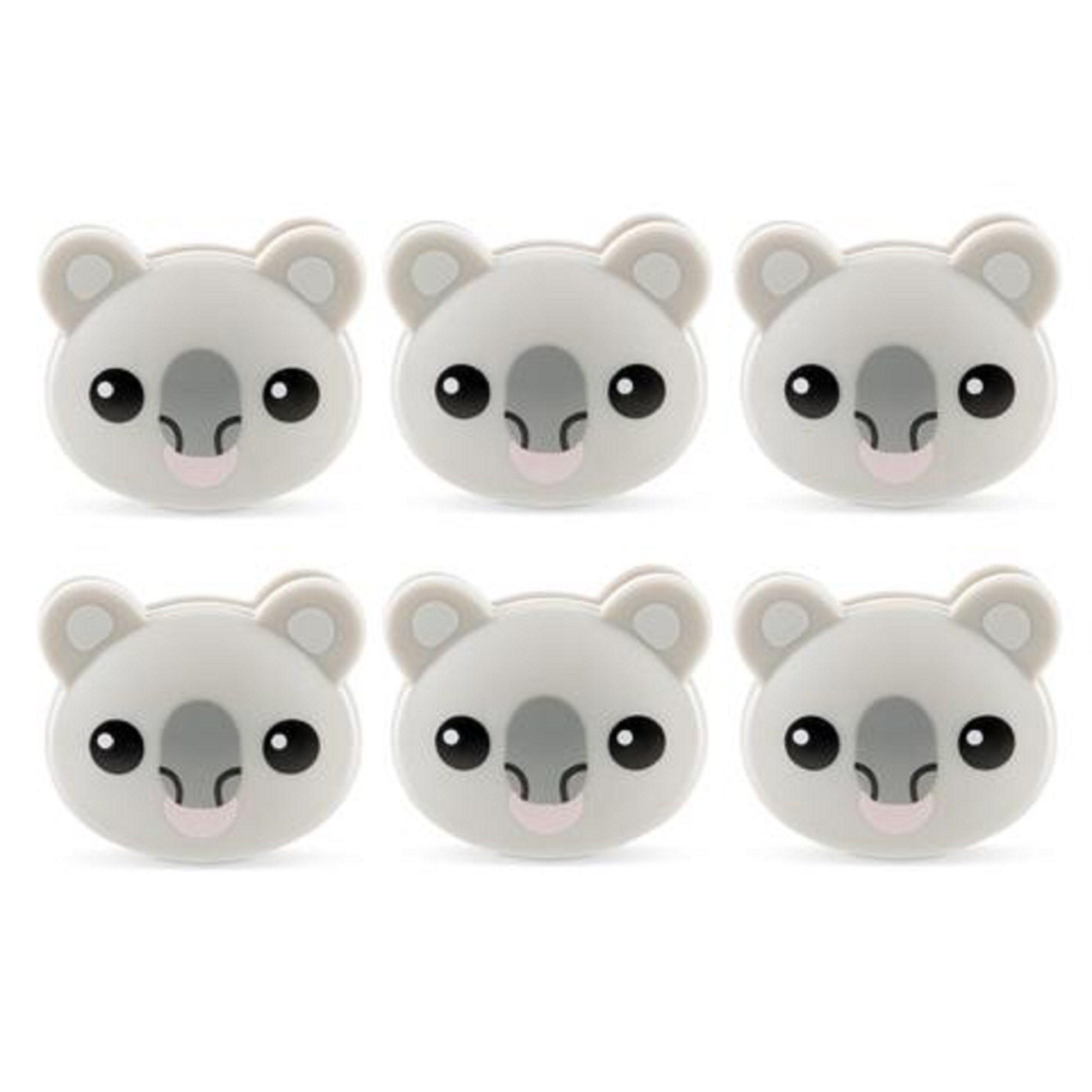 Set 6 clesti pentru pungi - Koala | Kikkerland