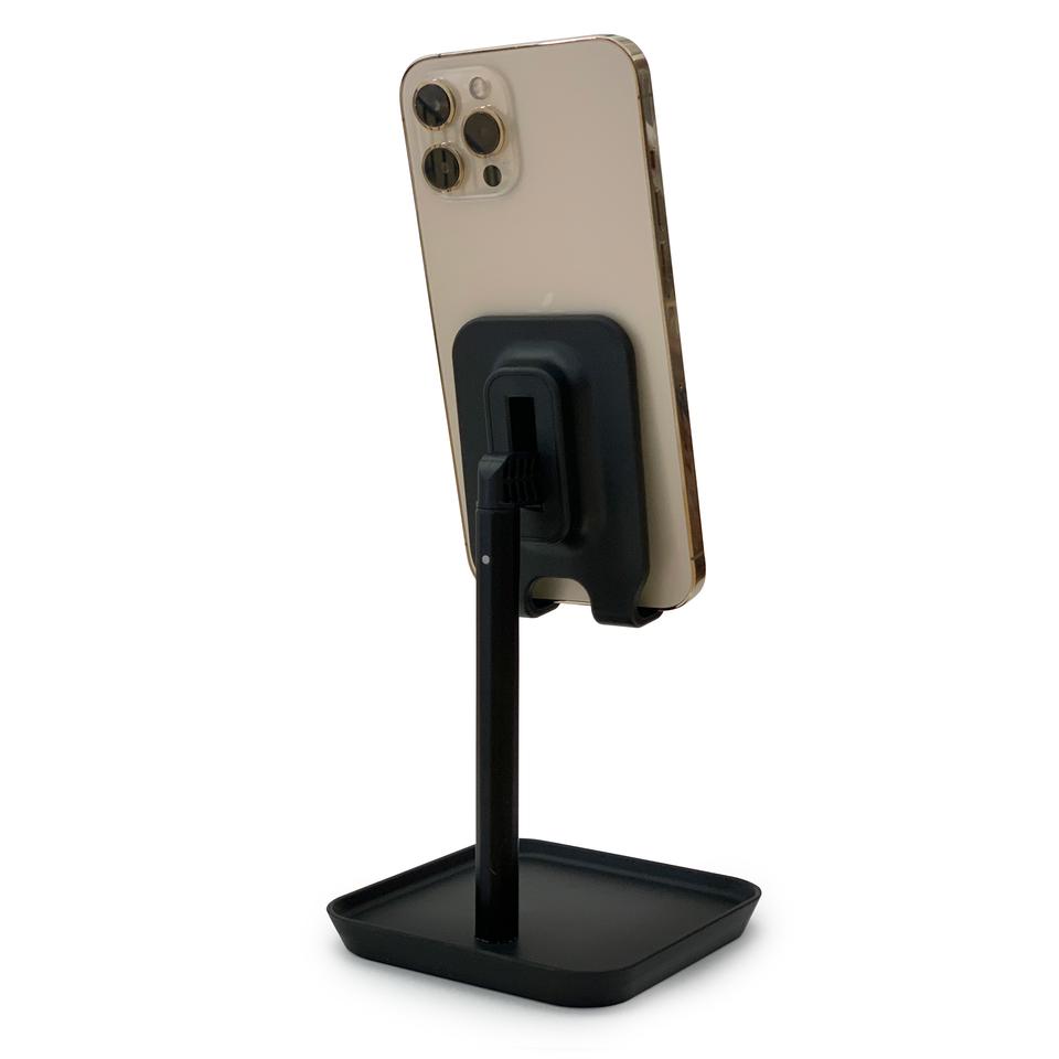 Suport pentru telefon - The Perfect Stand - Black | Kikkerland - 2 | YEO