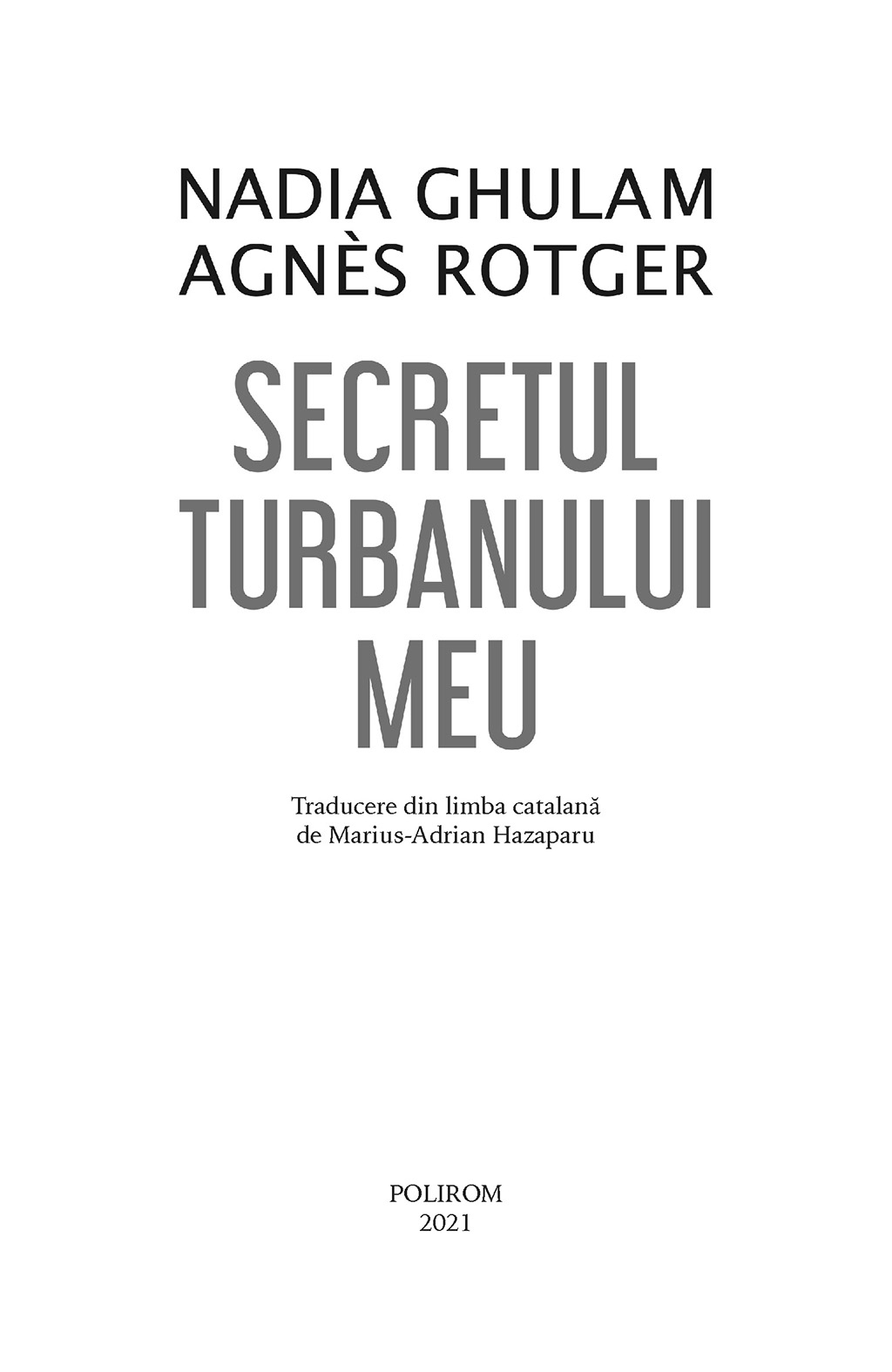 Secretul turbanului meu | Agnes Rotger, Nadia Ghulam - 2 | YEO