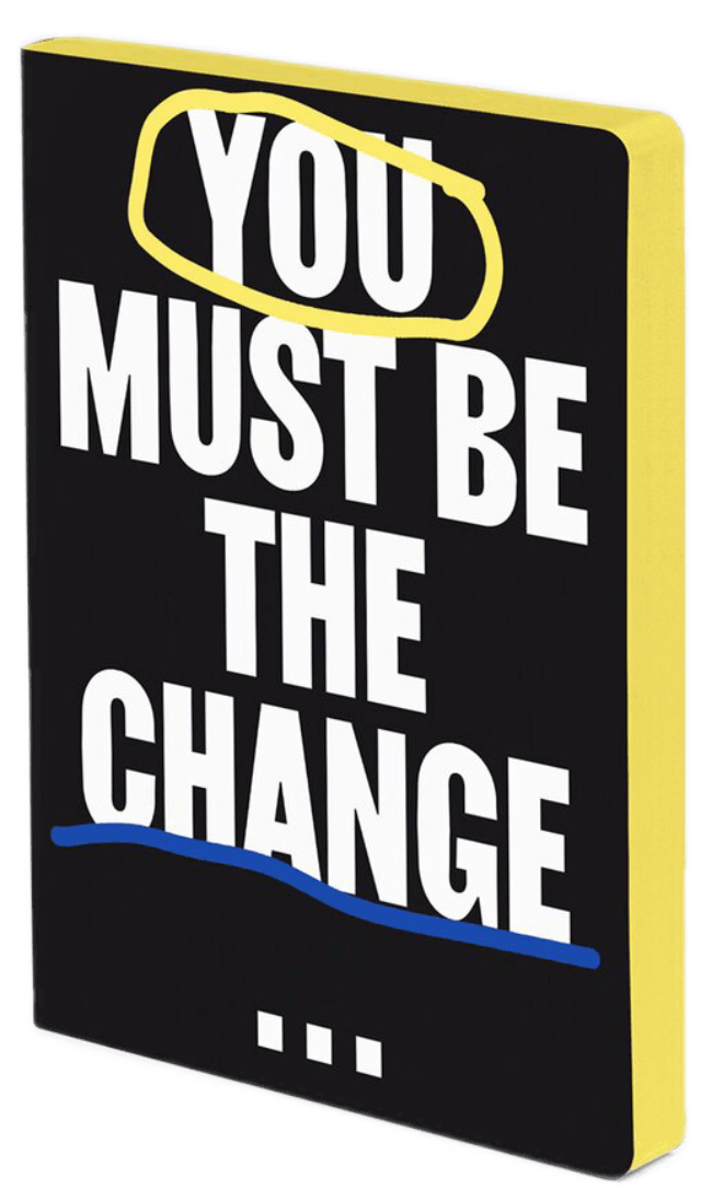 Carnet - Graphic L - You Must Be The Change | Nuuna - 5 | YEO