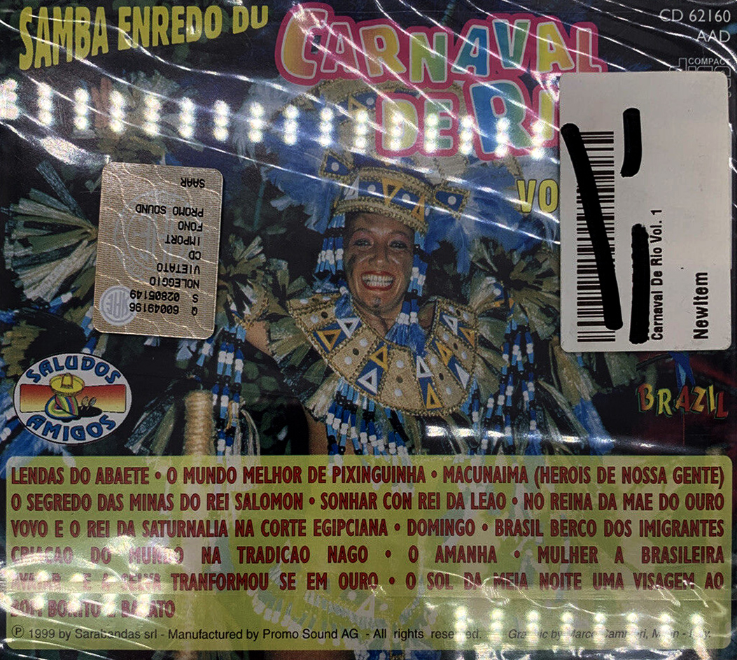 Sambas De Enredo Do Carnaval de Rio. Vol. 1 | Various Artists