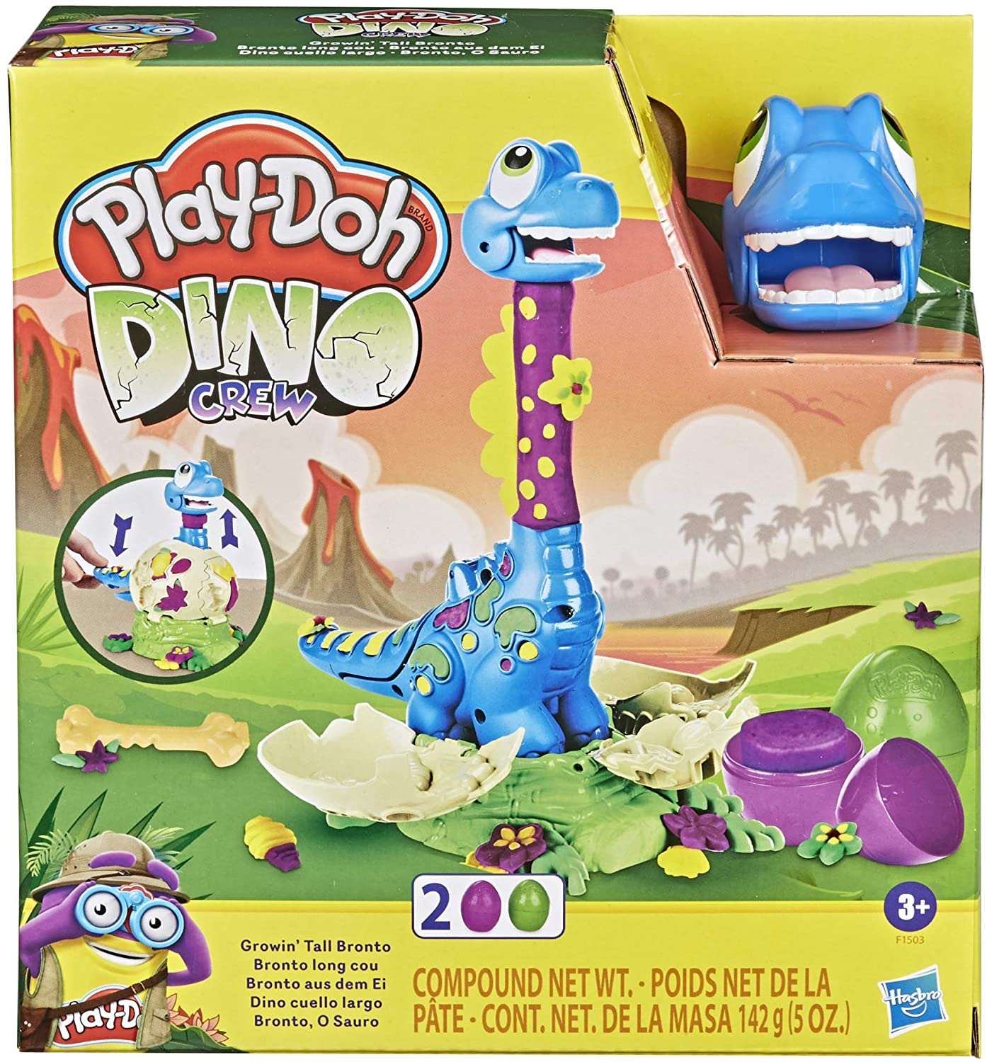 Play-Doh - Bronto Creste In Inaltime | Hasbro - 5 | YEO