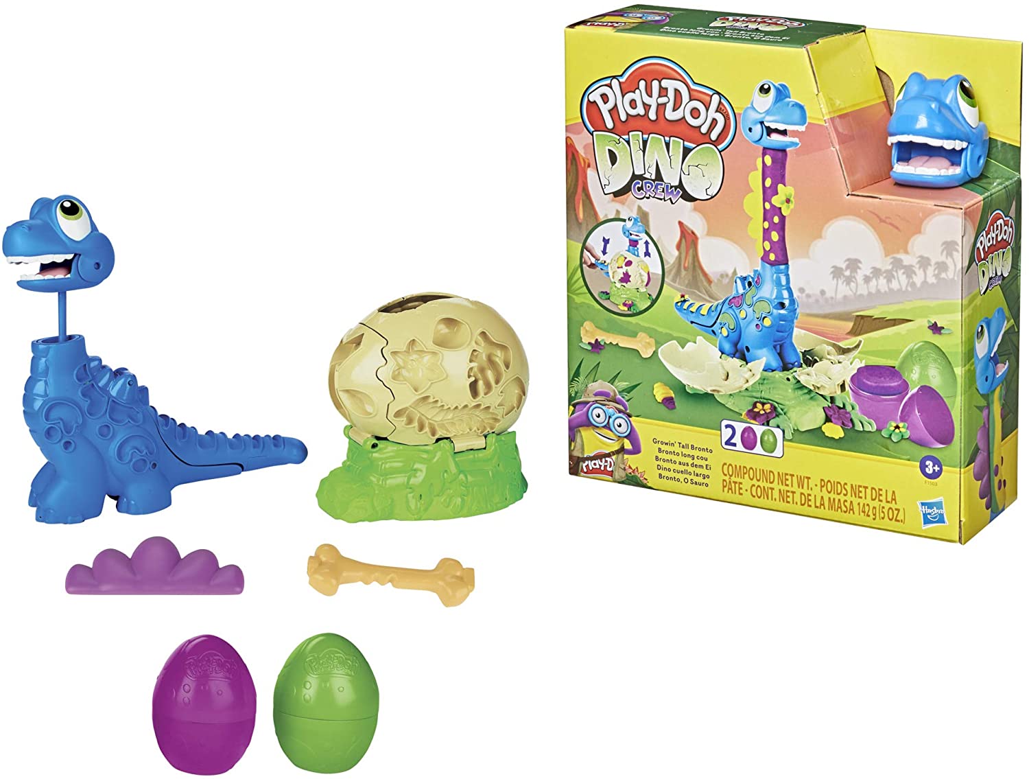 Play-Doh - Bronto Creste In Inaltime | Hasbro - 2 | YEO