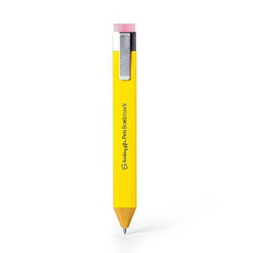 Semn de carte - Pen Bookmark - Yellow | Bookchair Vertrieb