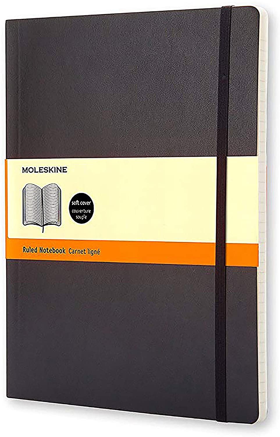 Carnet - Moleskine - X-Large, Soft Cover, Ruled - Black | Moleskine - 5 | YEO