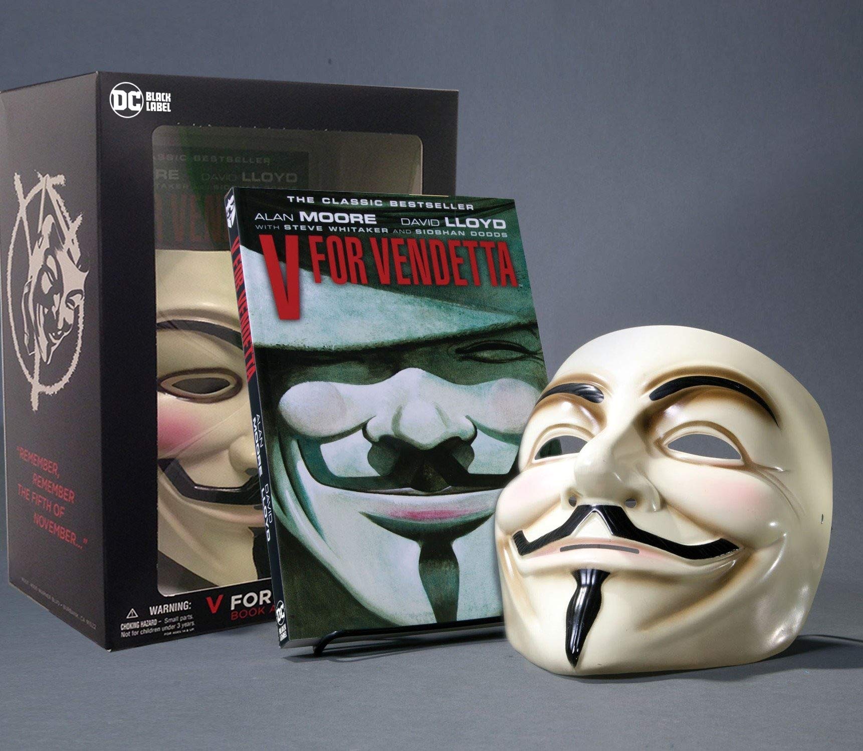 V for Vendetta ,Book and Mask Set | Moore Alan, Lloyd David