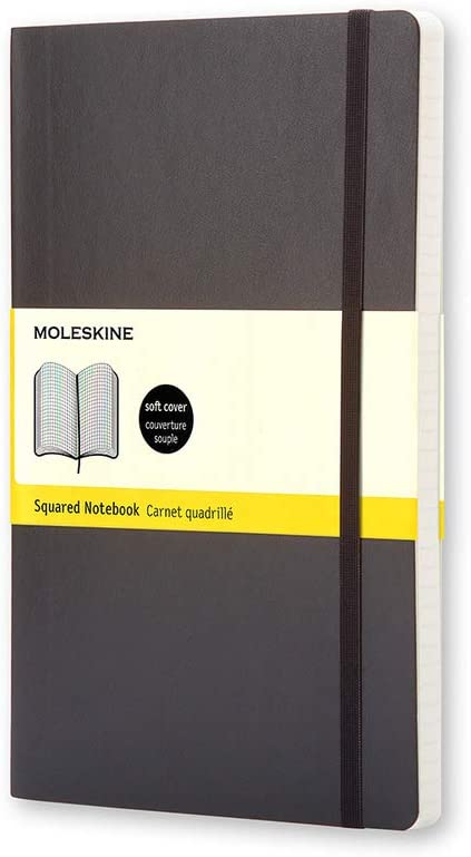 Carnet - Moleskine Classic - Large, Soft Cover, Squared - Black | Moleskine - 4 | YEO