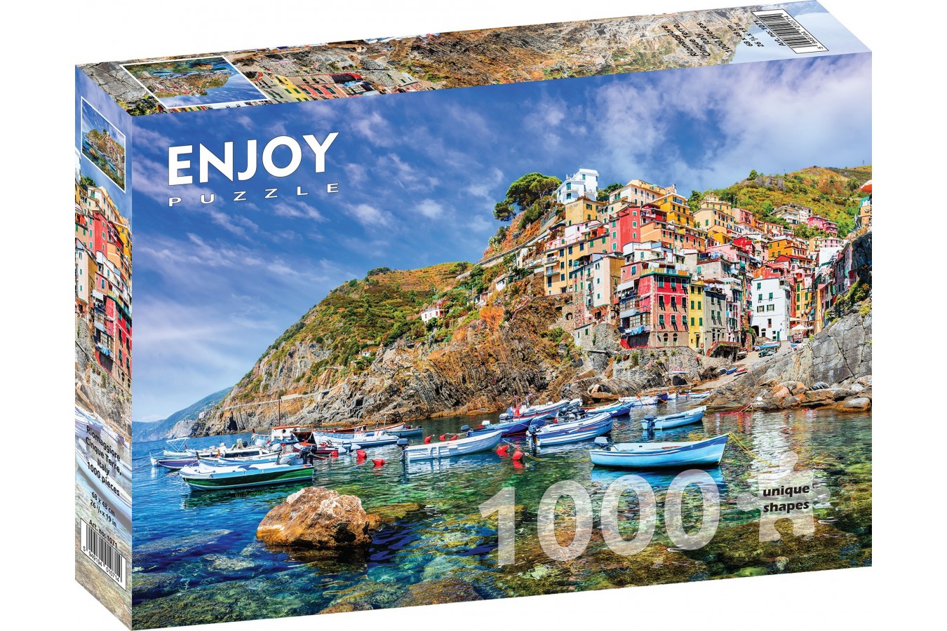 Puzzle 1000 piese - Riomaggiore - Cinque Terre - Italy | Enjoy