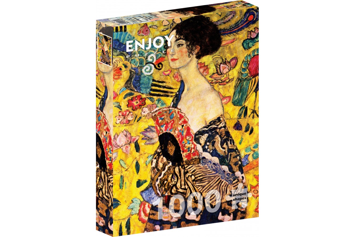 Puzzle 1000 piese - Gustav Klimt - Lady with a Fan | Enjoy