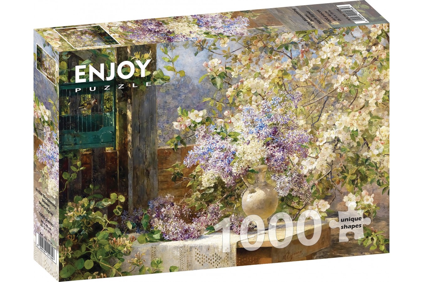 Puzzle 1000 piese - Marie Egner - In the Blossoming Bower | Enjoy