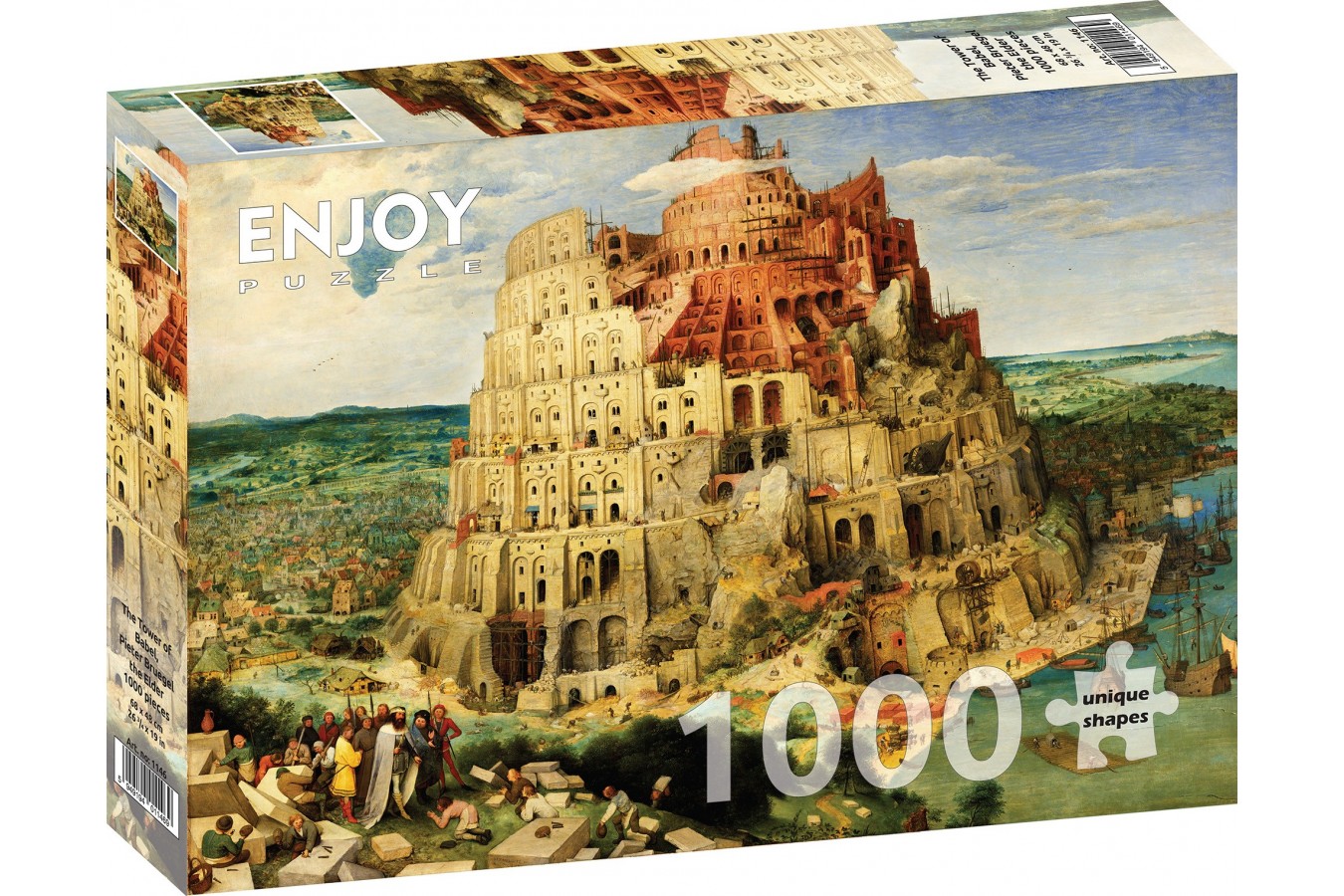 Puzzle 1000 piese - Pieter Bruegel - The Tower of Babel | Enjoy
