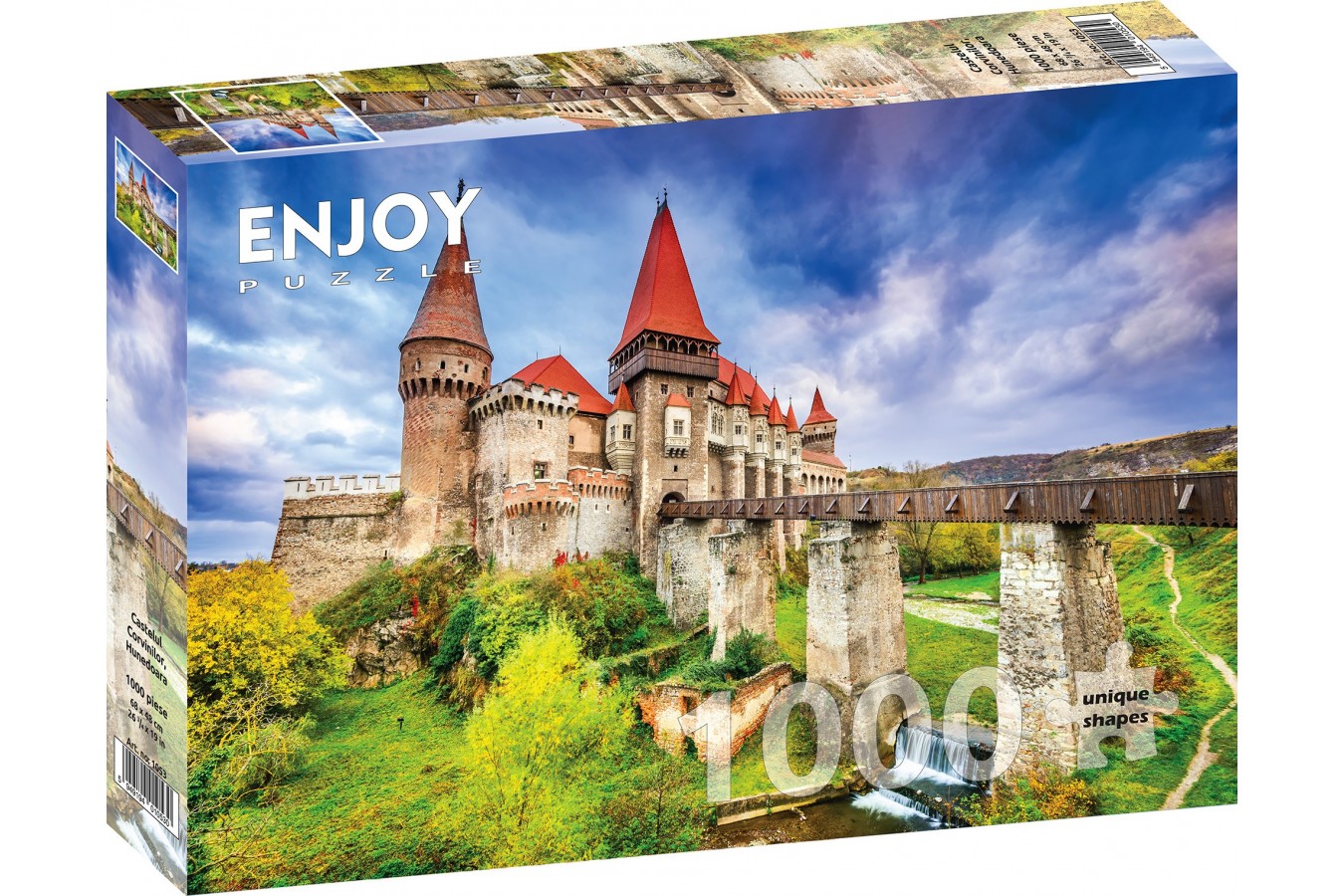 Puzzle 1000 piese - Castelul Corvinilor - Hunedoara | Enjoy