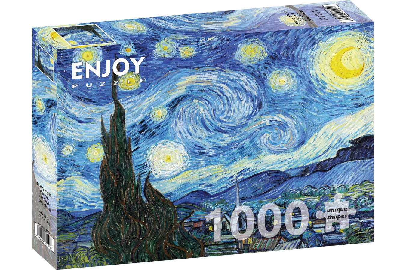 Puzzle 1000 piese - Vincent Van Gogh - Starry Night | Enjoy