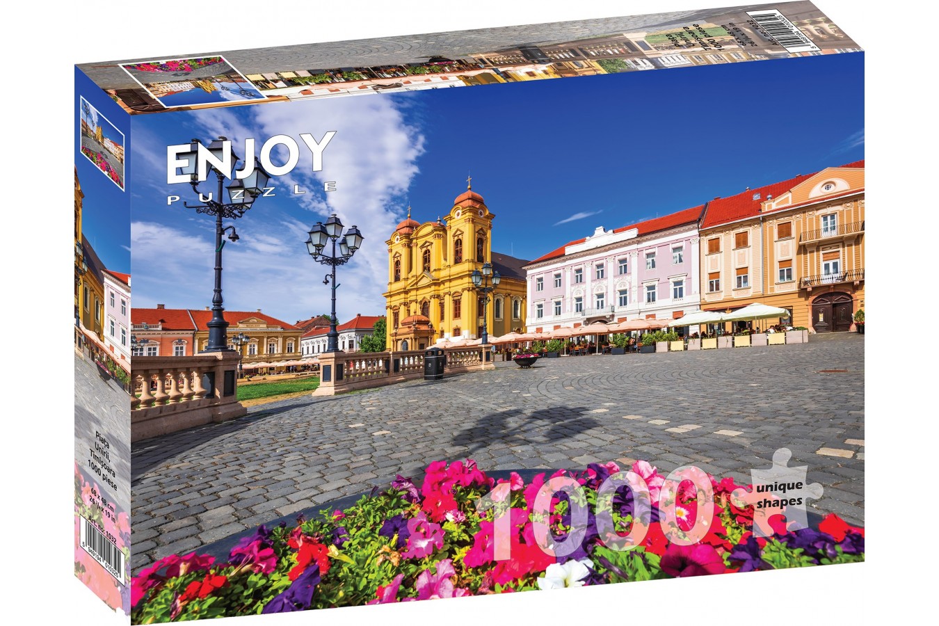 Puzzle 1000 piese - Piata Unirii - Timisoara | Enjoy