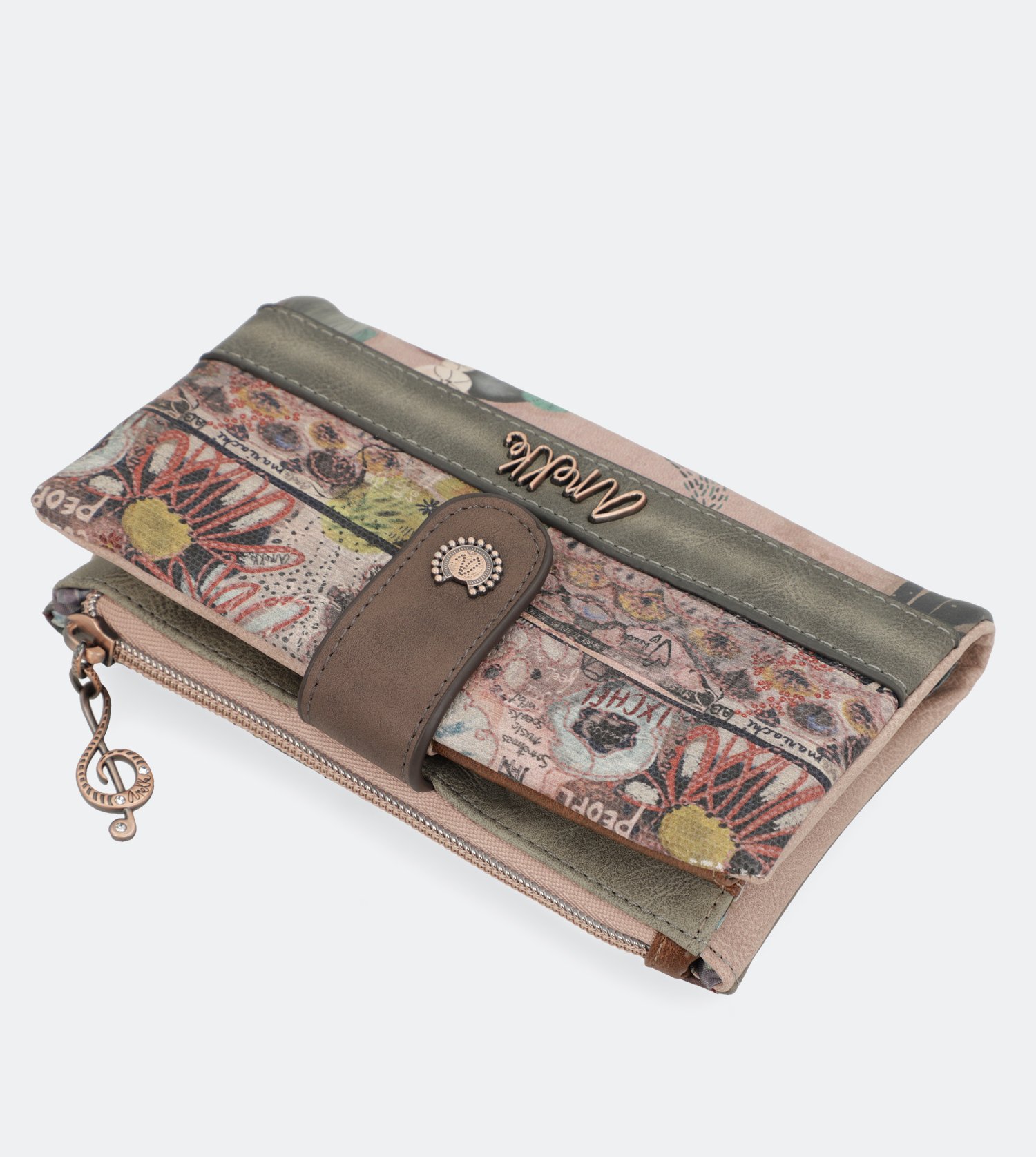 Portofel - Ixchel Big wallet with a zip | Anekke - 6 | YEO