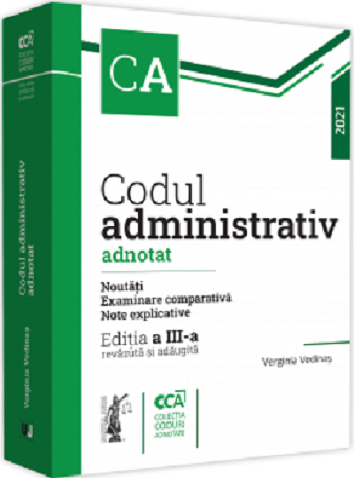 Codul administrativ adnotat | Verginia Vedinas carturesti.ro poza bestsellers.ro