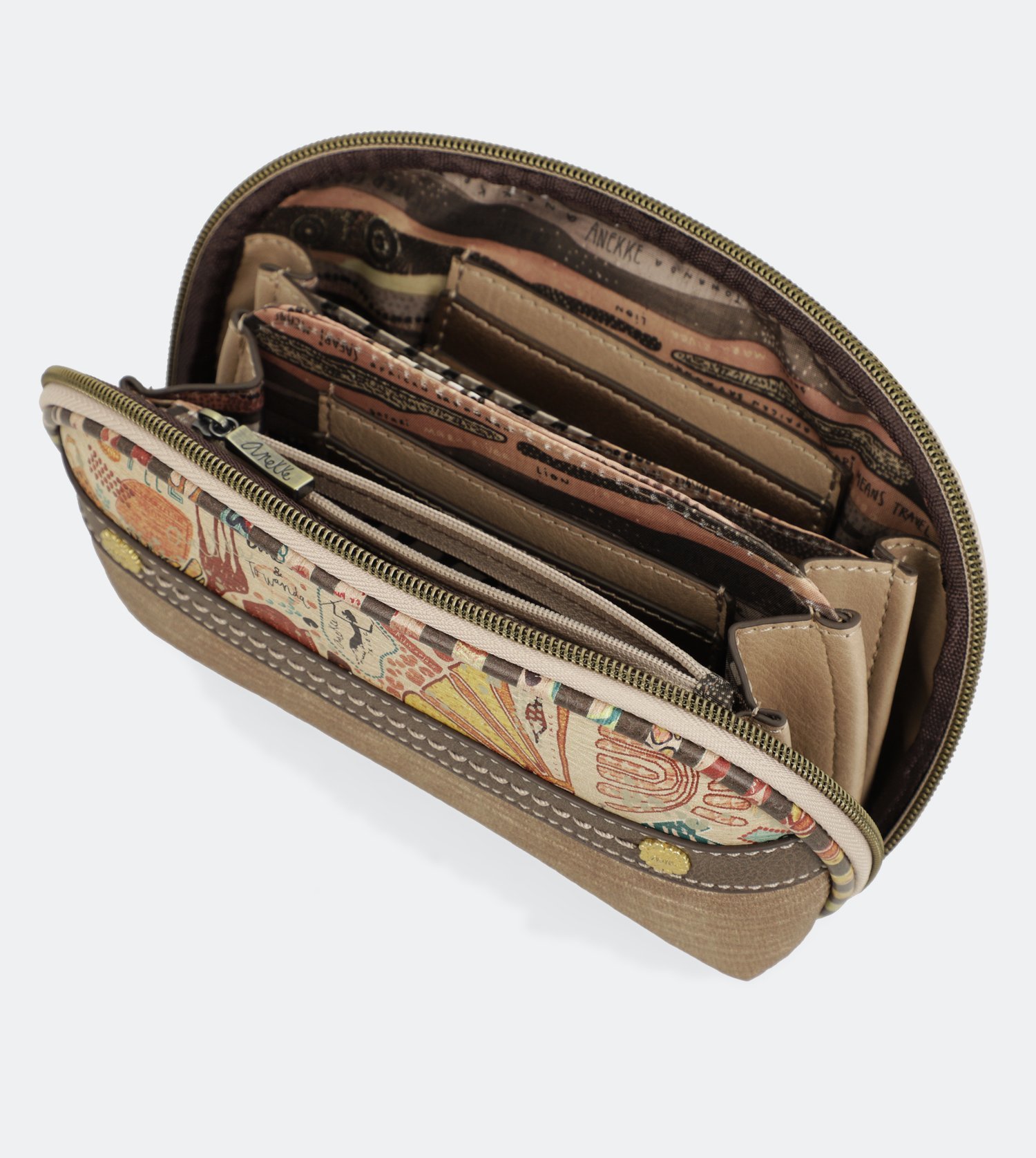 Portofel - Kenya Collection Wallet with a zip | Anekke - 3 | YEO