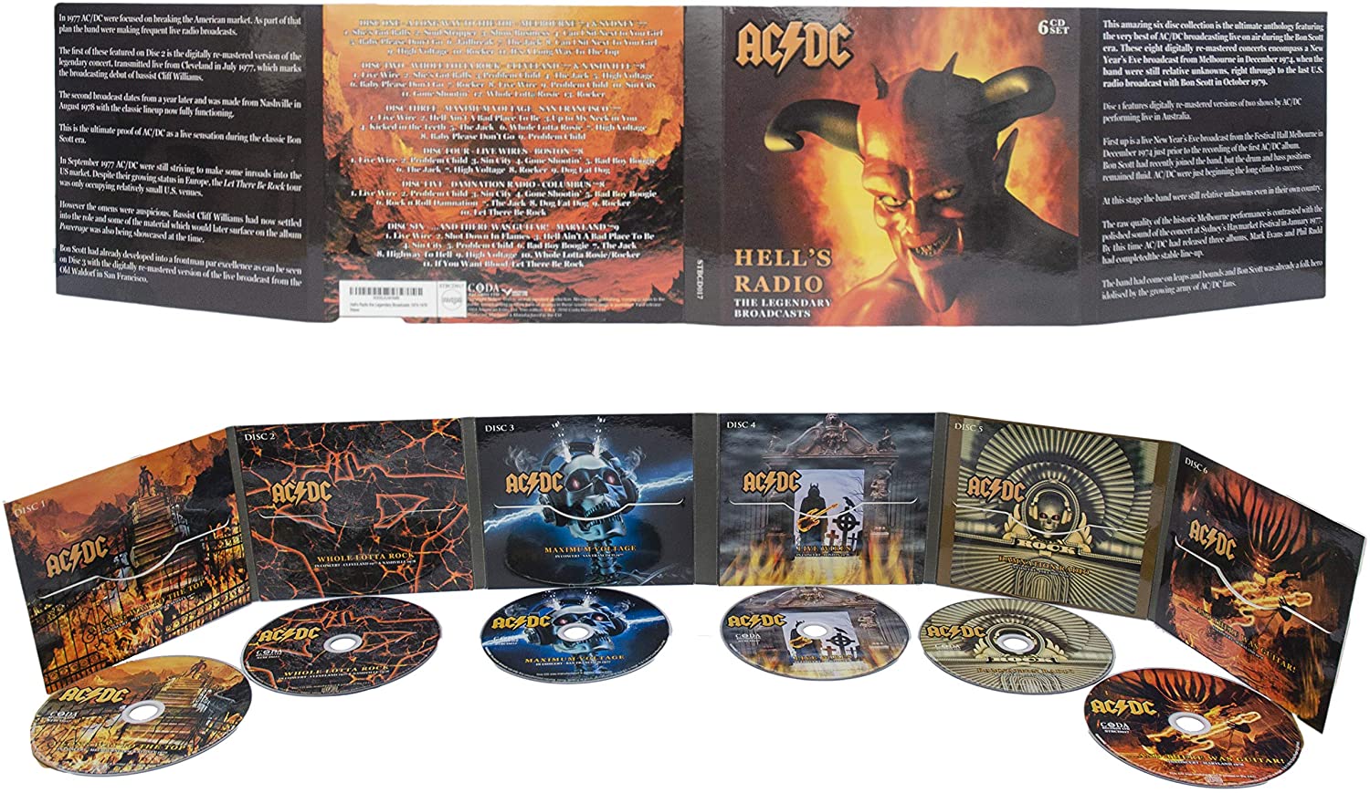 Hell\'s Radio - The Legendary Broadcasts 1974-1979 (Box 6 CD) | AC/DC