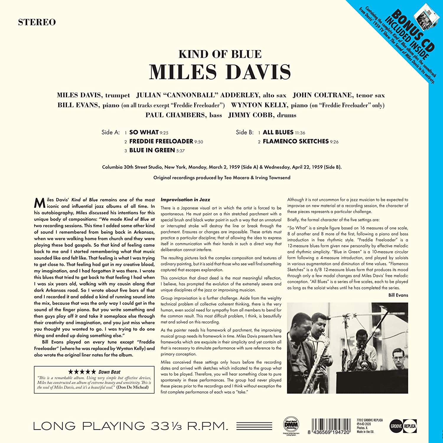 Kind Of Blue - Vinyl | Miles Davis