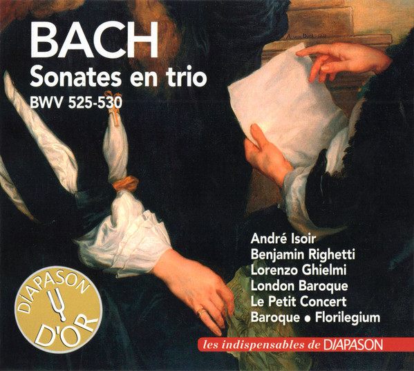 Bach - Sonates En Trio BWV 525-530 | Andre Isoir, Benjamin Righetti, Lorenzo Ghielmi, London Baroque