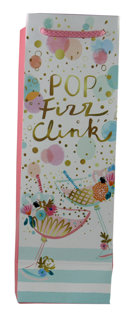 Punga Pentru Sticla De Vin - Clink Fizz | Swan Mill Paper