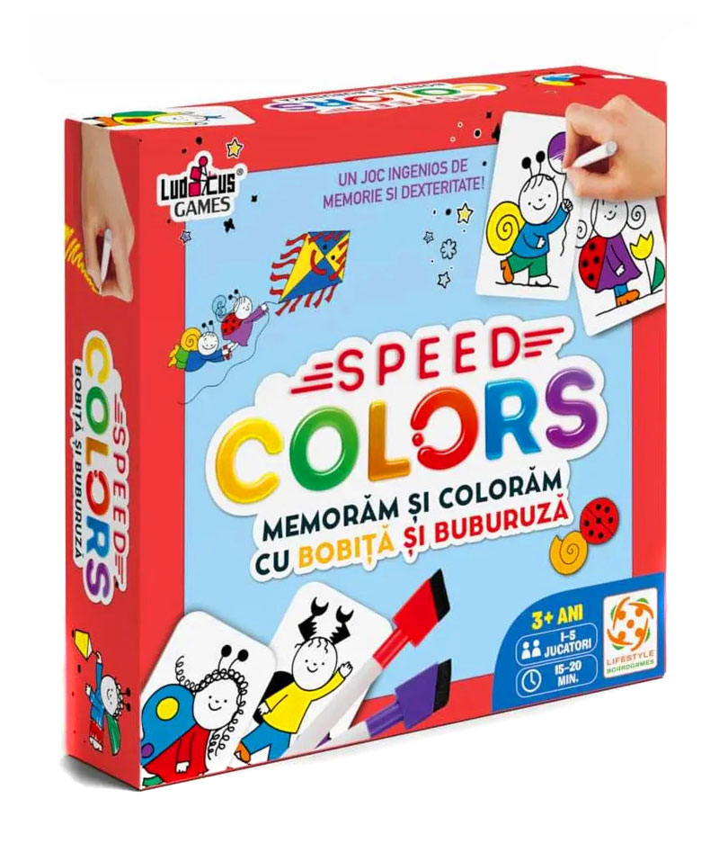Joc - Speed Colors: Memoram si coloram cu Bobita si Buburuza | Ludicus