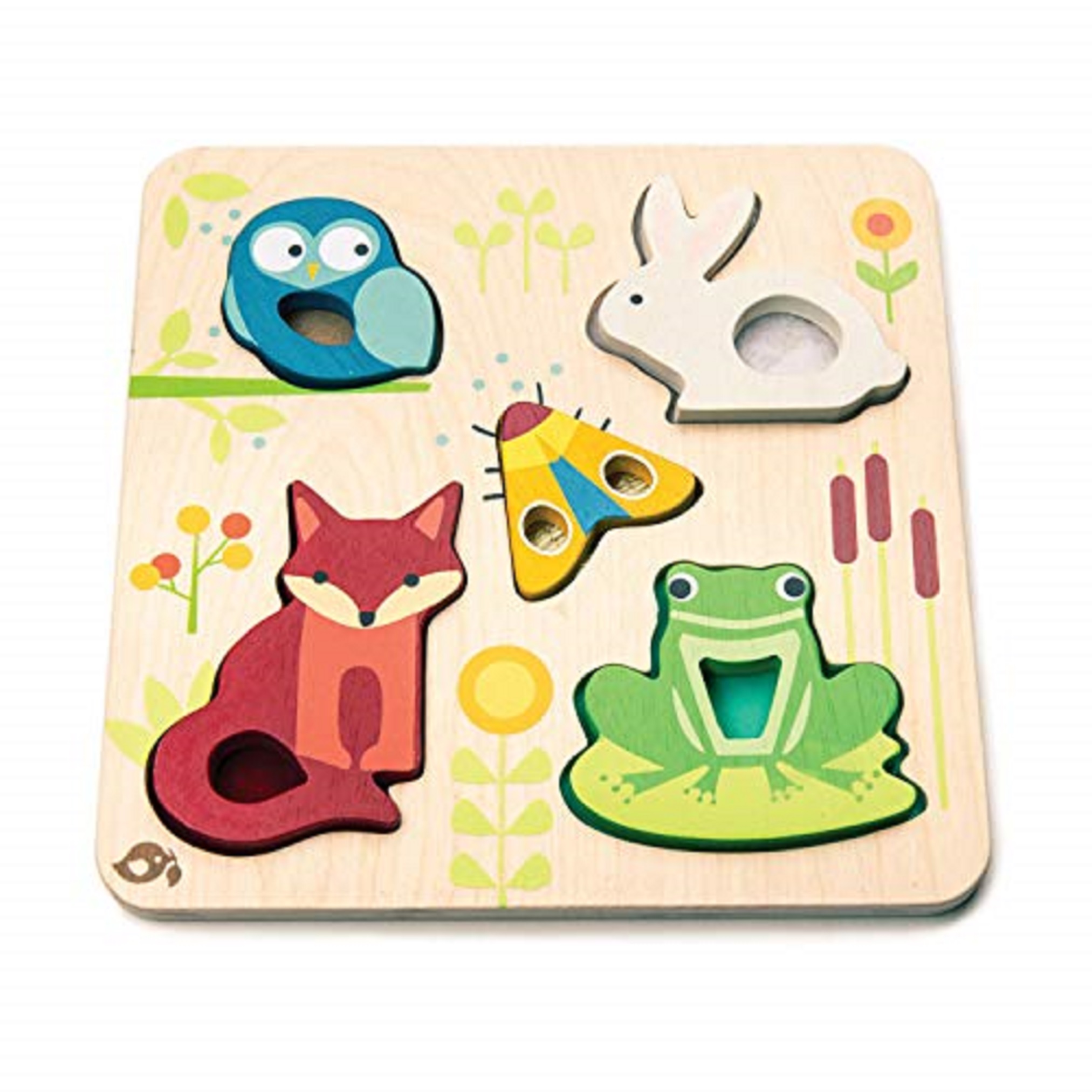  Puzzle educativ - Animale din padure | Tender Leaf Toys 
