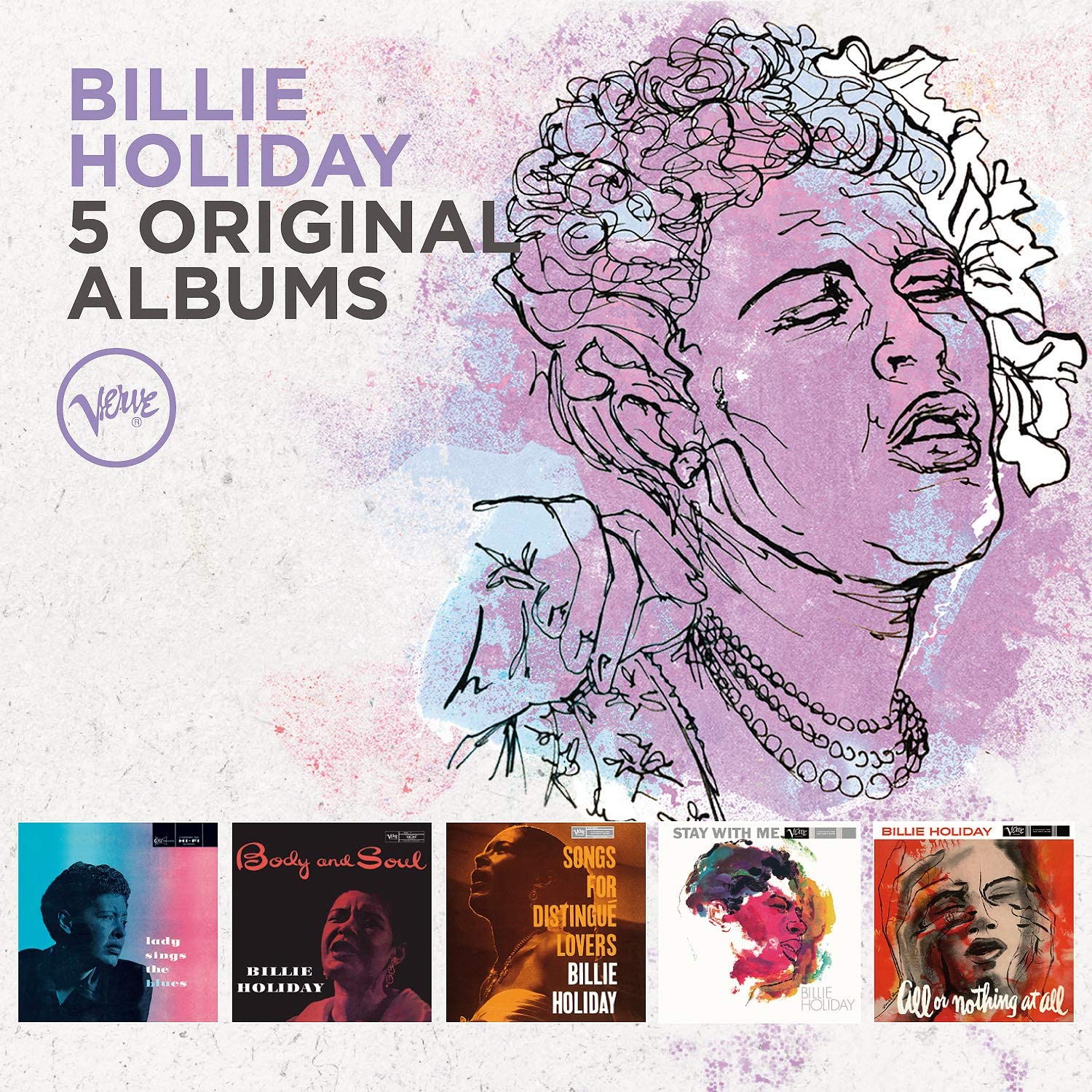 Billie Holiday – 5 Original Albums | Billie Holiday Albums poza noua