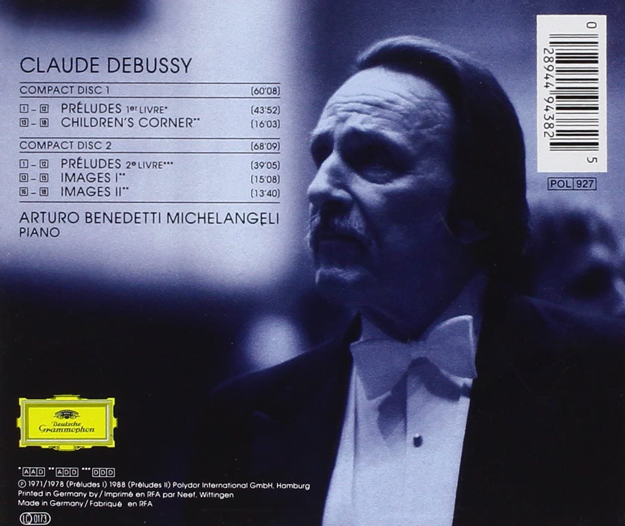 Arturo Benedetti Michelangeli Plays Debussy | Arturo Benedetti Michelangeli